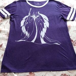 Disney Parks Purple Graphic T-Shirt Maleficent XL
